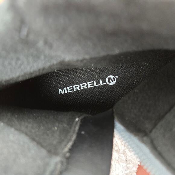 Merrell Icepack Mid Zip Polar Gray Leather 200 Gram Winter Boots Womens 8.5 - Picture 14 of 16